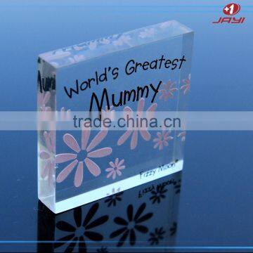 High Quality Custom Acrylic Photo Block Wholesale/Acrylic Block