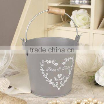 Metal Garden Water Bucket