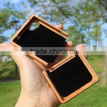 Classical Chinese Walnut/bamboo/rosewood/cherry Cell Phone Case for Sony photo-6