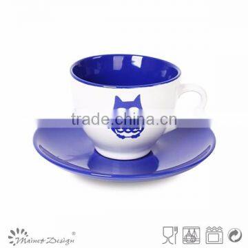 Ceramic Coffee Cups and Saucers,stoneware Wholesale Coffee Cup and Saucer,personalized Tea Cups & Saucers photo-6
