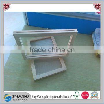 2015 hot sell top open mitred corner 20mm natural pine wooden photo frame