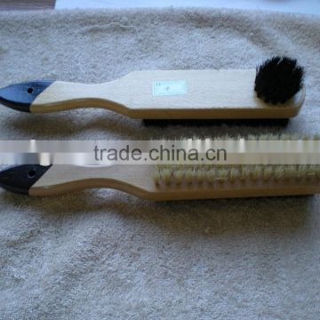 wooden shoe brush