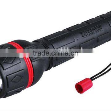 With D size battery Plastic Krypton bulb flash light