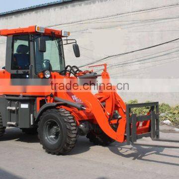 ZL15F wheel loader attachments log loader and pallet fork loader