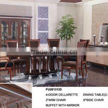 wooden material dinning room furniture FU2012125