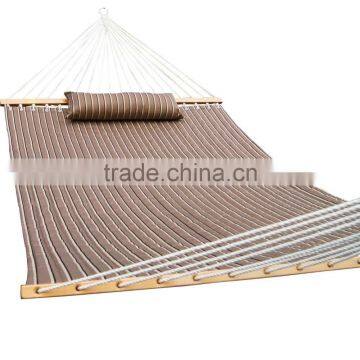 Simple Design Camping Quilted Double Hammock With One Color photo-6