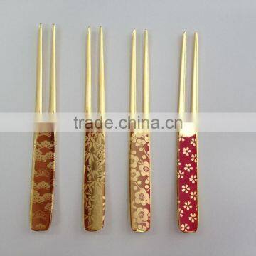 Stainless Steel Kanzashi Pick Fork Japanese Pattern Dessert Fork photo-3