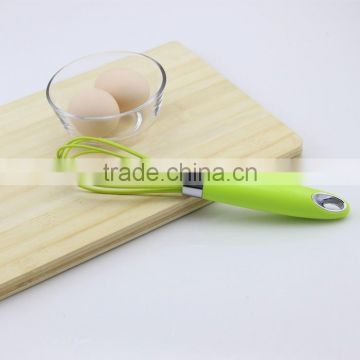 Green Silicone 5 Wire Loops Mini Wire Whisk for Egg photo-2