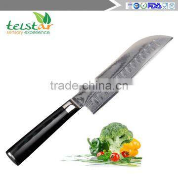 7 "inch Damascus Santoku Knife Japanese Damascus-steel-chef-knife Kitchen Knives Damascus Vg10 Santoku Spanish Handle photo-3