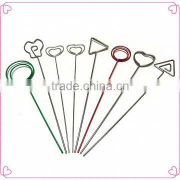 Stationery gift assorted shapes metal wire craft clips