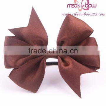 Custom Satin Ribbon Bow With Elastic for Perfume Bottle Package photo-4