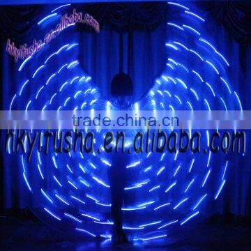 Yifusha Solid Colors Belly Dancing Open LED Wings photo-3