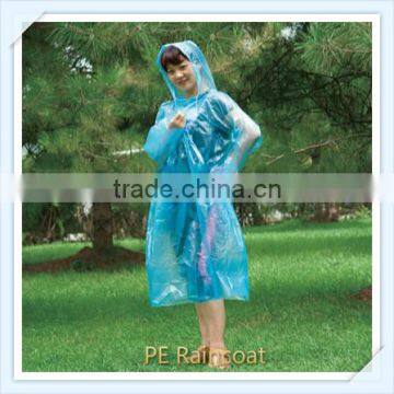 PE Disposable Blue Raincoat photo-4