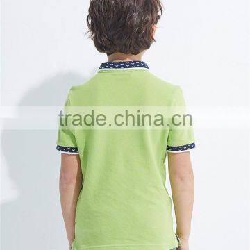 Hot Sale OEM Service 100% Cotton Good Quality Short Sleeve Polo t Shirts for Boy Kids photo-3