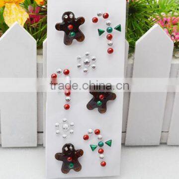 High Quality Wholesale Custom Children DIY Toy Self Adhesive Acrylic Craft Scrapbooking Gems Stone Sticker photo-4