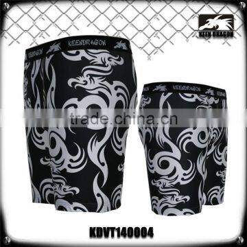 professional mma sportswear custom print mens good wholesale compression shorts