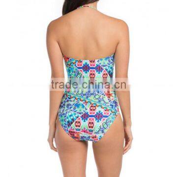 Bandeau Sweetheart Sexy One Piece Girls Swimwear photo-2
