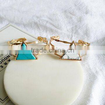 Zm35143a Wholesale Women Jewelry Accessories Fancy Turquoise Bangle Bracelet photo-3