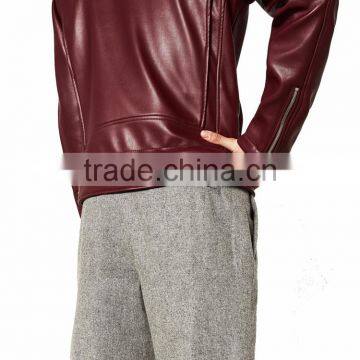 Wholesale Fashion Softshell Motocycle Cheap Leather Jackets Men 2016 photo-5