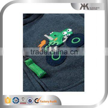 Wholesale Adorable Applique Kids Varsity Unisex Hooded Jackets,boys Clothing photo-3