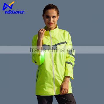 LED glowing warning cheap wholesale sports jackets