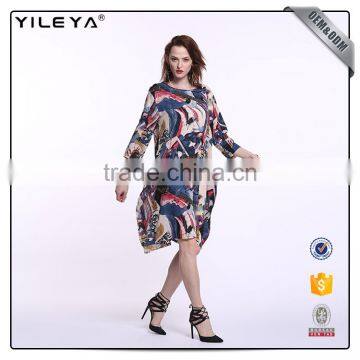 With Pattern Custom Printed Dress,woman One-piece Dress,loose Dress photo-3