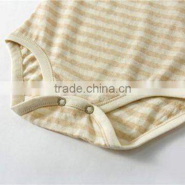 Wholesale 100% Organic Cotton Sleeveless Infant Onesie Baby Clothes Custom Logo photo-6