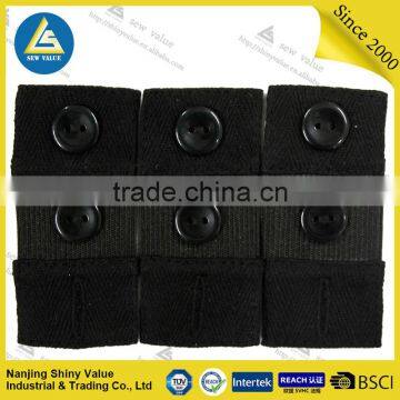 Home quick use type flat shape trouser extenders made of high extension elastic