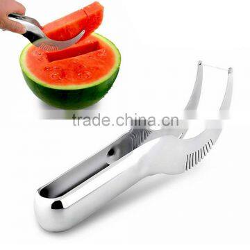Stainless Steel Melon Slicer Watermelon Knife Melon Cutter Corer Server Splitter Cantaloupe Cutting Seeder Slicer Scoop KC1343 photo-4