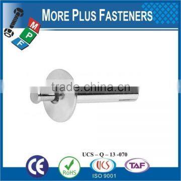 Made In Taiwan Black Phosphate Brazier Head Aluminum Drive Rivet photo-2