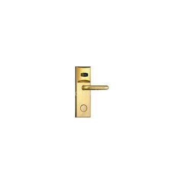 Gloden Waterproof Electric Hotel Card Locks , Hotel Swipe Card Lock