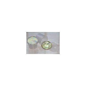 Non - toxic Food grade pp products PET Plastic Transparent Cap PP Can