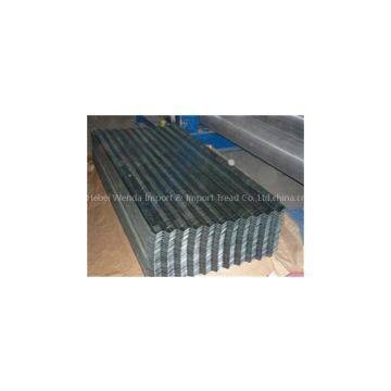 Galvanized corrugated plate