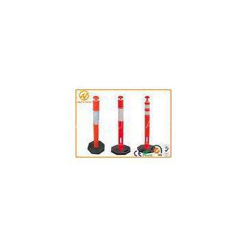 Flexible Reflective Traffic T - TOP Delineator Post for Road Safety Fluorescent Orange