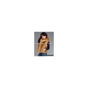fox fur vest
