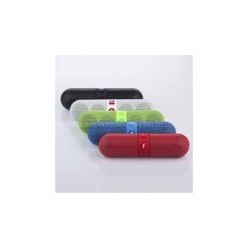 Super Bass Portable Capsule Speakers Audio Speaker With Bluetooth Receivers