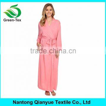 Women's Long Robe Modal Bath Robes Bridesmaid Wholesale Rhinestone