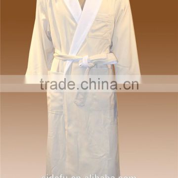 Peach Twill Terry Robe 0003