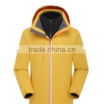 2017 Waterproof 3 in 1 custom men russian winter coat