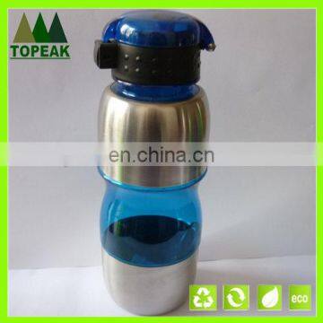 Wholesale Plastic PCTG BPA FREE Drinking Sport water bottle with straw 500ml 700ml