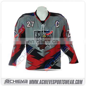 Custom Made Printing Hockey Uniforms Wholesale Blank Ice Hockey Jersey Sublimation Team Hockey Wear photo-4