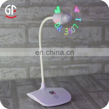 Hot Selling Novelty Customer Logo USB Operated China Rechargeable Fan