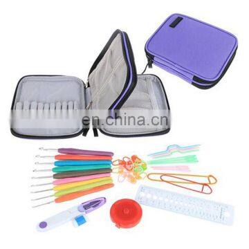 High Quality PU Crochet Hook Set Storage Bag For Sale