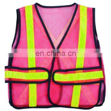 Police flashing safety vest with led light for safety product KF-044