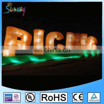 LED Decorative inflatable sign / inflatable letter / inflatable alphabet For event or party