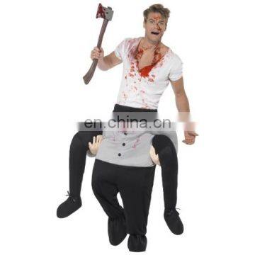 Horror Halloween Carnival Party Piggyback Ride On Bloody Headless Costume