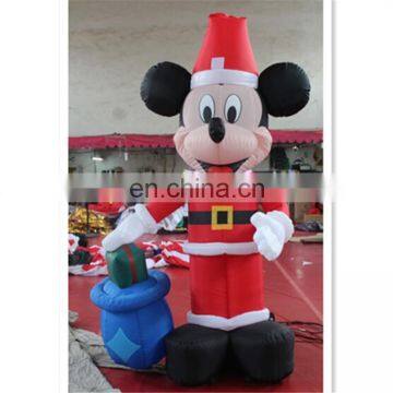 New Design Inflatable Christmas Cartoon Figure with gifts boxes for Christmas Decoration