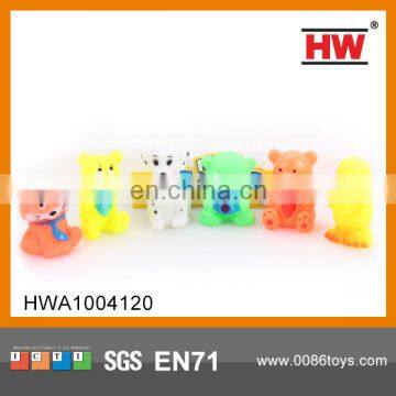 Lovely Vinyl Toys Wholesale Cartoon Animals 6PCS