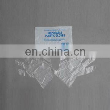 Disposable Food Servic pe Plastic Transparent Gloves