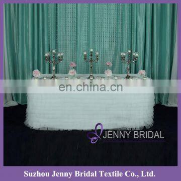 TC028D Hand Work Embroidery Designs Cover Wedding Table Tablecloths photo-2
